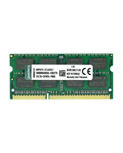 Оперативна пам'ять Kingston 8Gb DDR3-1600 PC3-12800 (KVR16S11/8) SODIMM Non-ECC Small Outline