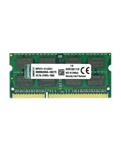 Оперативная память Kingston 8Gb DDR3-1600 PC3-12800 (KVR16S11/8) SODIMM Non-ECC Small Outline