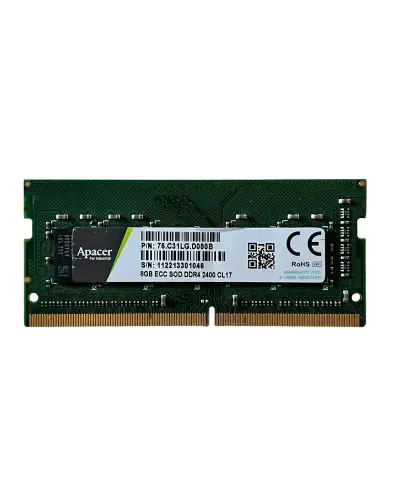 Оперативна пам'ять Apacer 8Gb DDR4-2400 PC4-19200 (76.C31LG.D080B) SODIMM ECC Small Outline