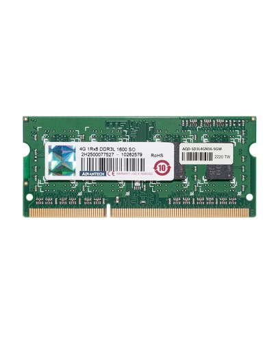 Оперативная память Advantech 4Gb DDR3-1600 PC3L-12800 (AQD-SD3L4GN16-SG) SODIMM Non-ECC Small Outline