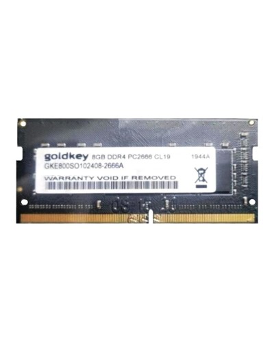 Оперативна пам'ять Goldkey 8Gb DDR4-2666 PC4-21300 (GKE800SO102408-2666A) SODIMM Non-ECC Small Outline