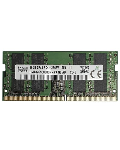 Оперативна пам'ять SK Hynix 16Gb DDR4-2666 PC4-21300 (HMA82GS6CJR8N-VK) SODIMM Non-ECC Small Outline