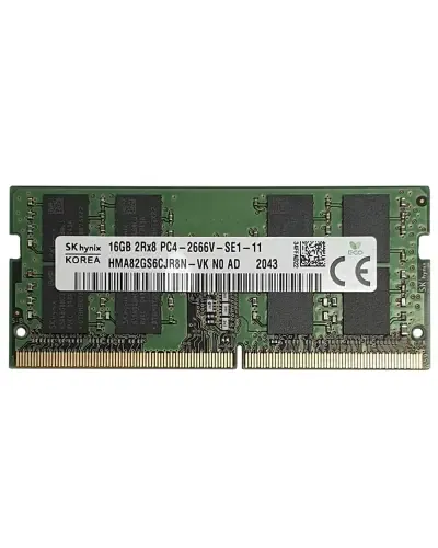 Оперативная память SK Hynix 16Gb DDR4-2666 PC4-21300 (HMA82GS6CJR8N-VK) SODIMM Non-ECC Small Outline