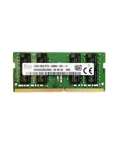 Оперативна пам'ять SK Hynix 16Gb DDR4-2666 PC4-21300 (HMA82GS6DJR8N-VK) SODIMM Non-ECC Small Outline