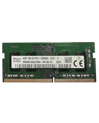 Оперативная память SK Hynix 4Gb DDR4-3200 PC4-25600 (HMA851S6CJR6N-XN) SODIMM Non-ECC Small Outline