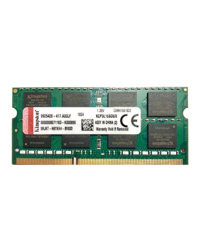Оперативна пам'ять Kingston 8Gb DDR3-1600 PC3-12800 (KCP3L16SD8/8) SODIMM Non-ECC Small Outline