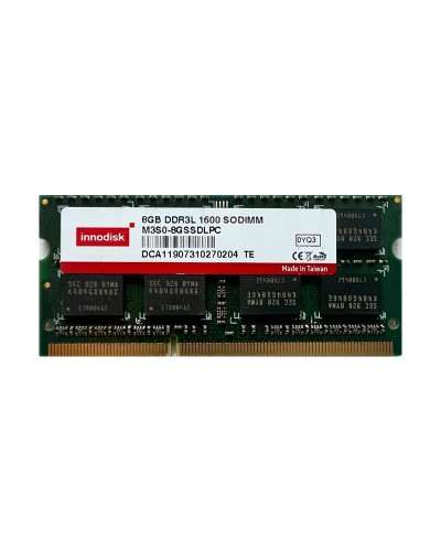 Оперативна пам'ять Innodisk 8Gb DDR3-1600 PC3L-12800S (M3D0-8GSSDLPC) SODIMM Non-ECC Small Outline
