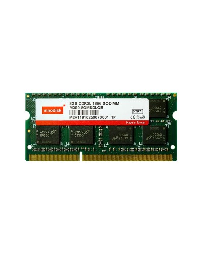Оперативна пам'ять Innodisk 8Gb DDR3-1866 PC3-14900 (M3S0-8GMSDLQE) SODIMM Non-ECC Small Outline