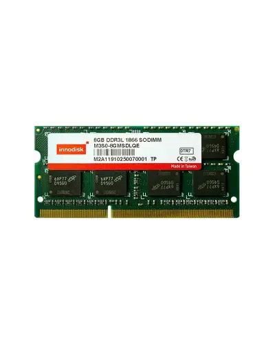 Оперативная память Innodisk 8Gb DDR3-1866 PC3-14900 (M3S0-8GMSDLQE) SODIMM Non-ECC Small Outline