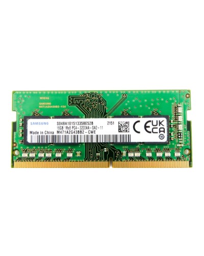 Оперативная память Samsung 16Gb DDR4-3200 PC4-25600 (M471A2G43BB2-CWE) SODIMM Non-ECC Small Outline