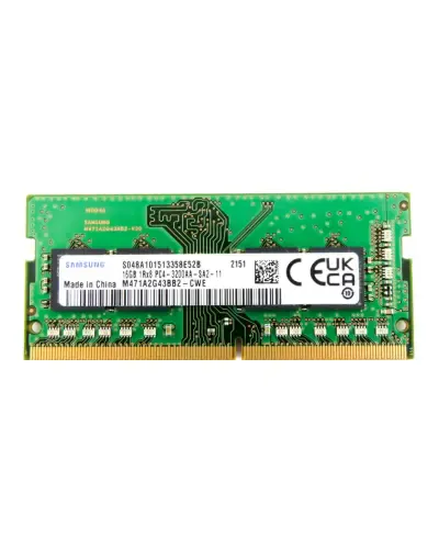 Оперативная память Samsung 16Gb DDR4-3200 PC4-25600 (M471A2G43BB2-CWE) SODIMM Non-ECC Small Outline