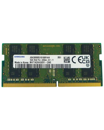 Оперативная память Samsung 16Gb DDR4-3200 PC4-25600 (M471A2K43EB1-CWE) SODIMM Non-ECC Small Outline