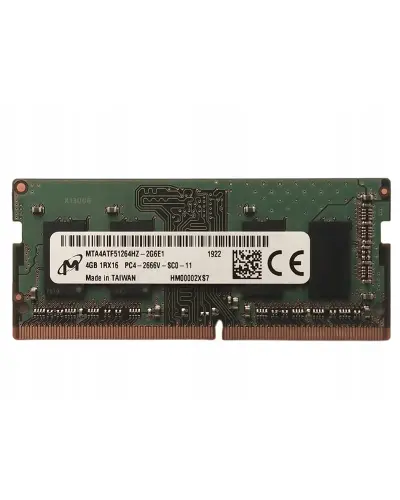 Оперативная память Micron 4Gb DDR4-2666 PC4-21300 (MTA4ATF51264HZ-2G6) SODIMM Non-ECC Small Outline