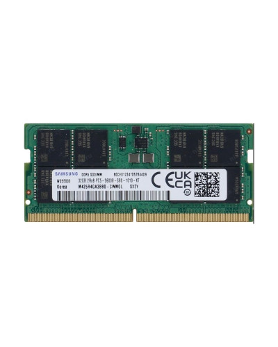 Оперативная память Samsung 32Gb DDR5-5600 PC5-44800 (M425R4GA3BB0-CWM) SODIMM ECC Small Outline