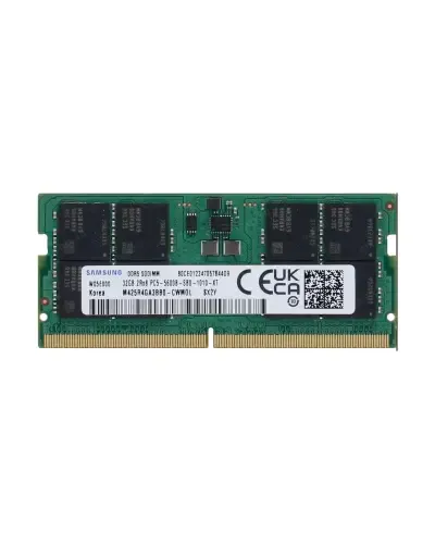 Оперативна пам'ять Samsung 32Gb DDR5-5600 PC5-44800 (M425R4GA3BB0-CWM) SODIMM Non-ECC Small Outline