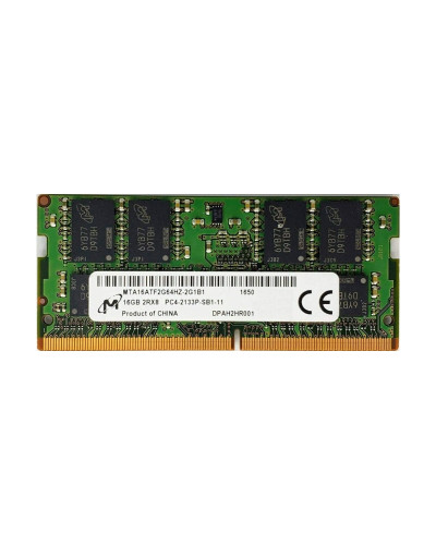 Оперативная память Micron 16Gb DDR4-2133 PC4-17000 (MTA16ATF2G64HZ-2G1B1) SODIMM Non-ECC Small Outline