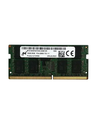 Оперативна пам'ять Micron 16Gb DDR4-2666 PC4-21300 (MTA18ASF2G72HZ-2G6) SODIMM ECC Small Outline