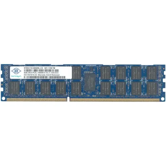 Оперативна пам'ять Nanya 8Gb DDR3-1333 PC3L-10600R (NT8GC72C4NG0NL