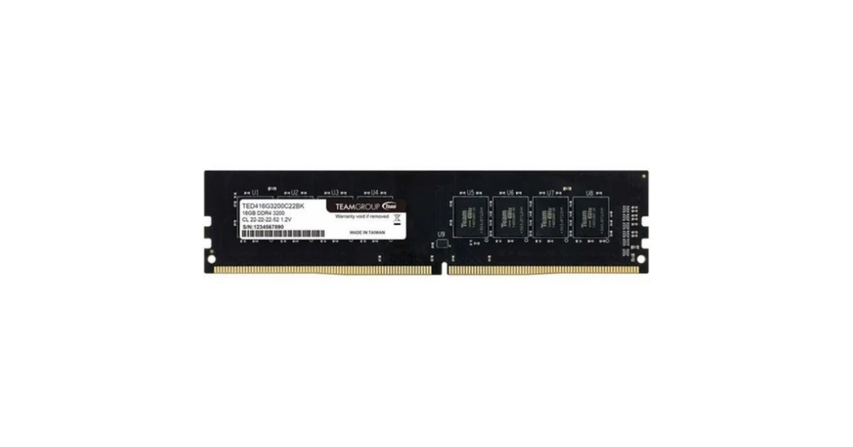 Оперативная память TEAMGROUP 16Gb DDR4-3200 PC4-25600