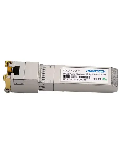 Tpaнcівep Pacbtech 10GBase SFP RJ-45 (PAC-10G-T)