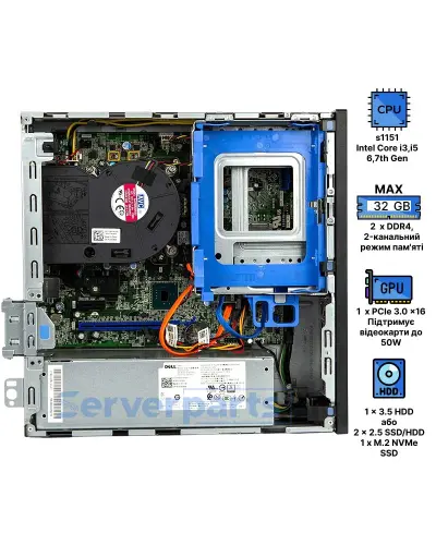 Компьютер Dell Optiplex 3050 SFF