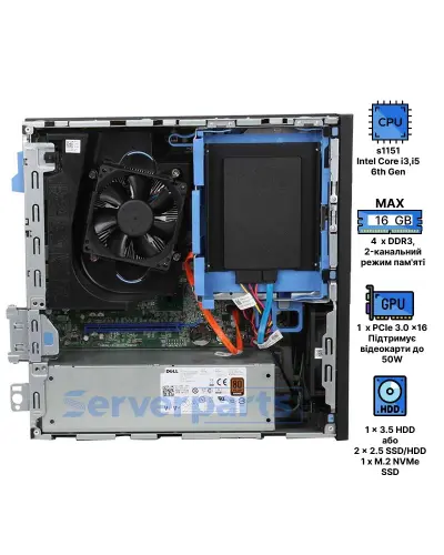 Комп'ютер Dell Optiplex 5040 SFF Комп'ютер Dell Optiplex 5040 SFF