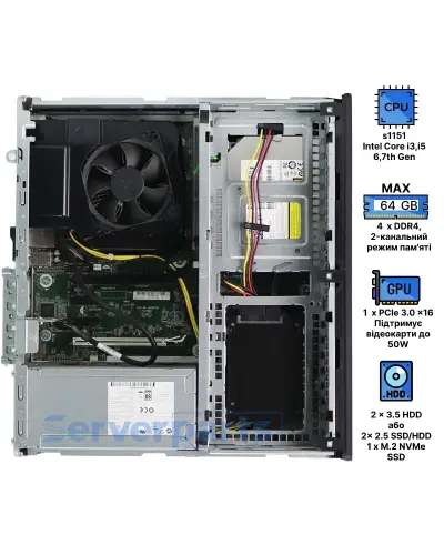 Комп'ютер HP EliteDesk 800 G3 Small Form Factor Комп'ютер HP EliteDesk 800 G3 Small Form Factor