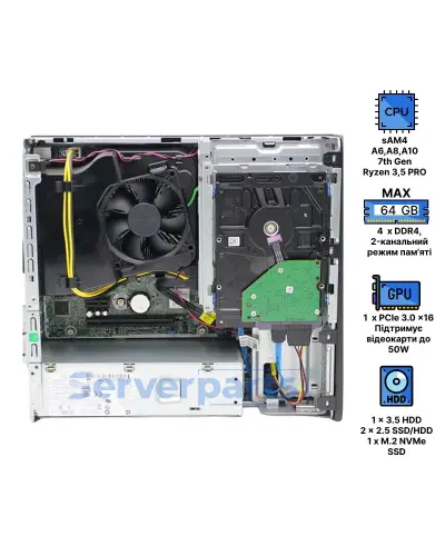 Компьютер HP EliteDesk 705 G4 Small Form Factor Компьютер HP EliteDesk 705 G4 Small Form Factor