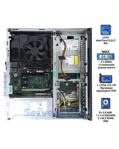 Комп'ютер HP EliteDesk 800 G4 Small Form Factor Комп'ютер HP EliteDesk 800 G4 Small Form Factor