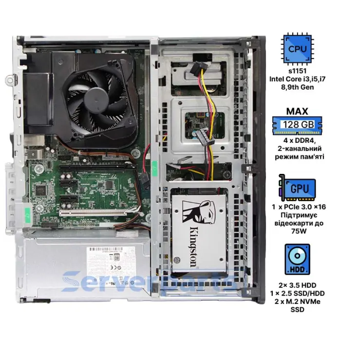 Комп'ютер HP EliteDesk 800 G5 Small Form Factor - купити в Києві