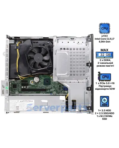Компьютер HP ProDesk 400 G6 Small Form Factor