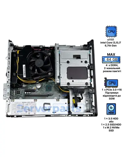 Комп'ютер HP ProDesk 600 G3 Small Form Factor Комп'ютер HP ProDesk 600 G3 Small Form Factor