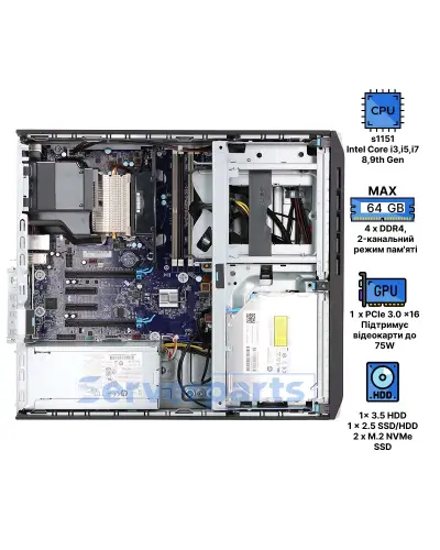 Компьютер HP Z2 Small Form Factor G4