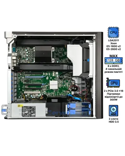Рабочая станция Dell Precision T3610 Tower