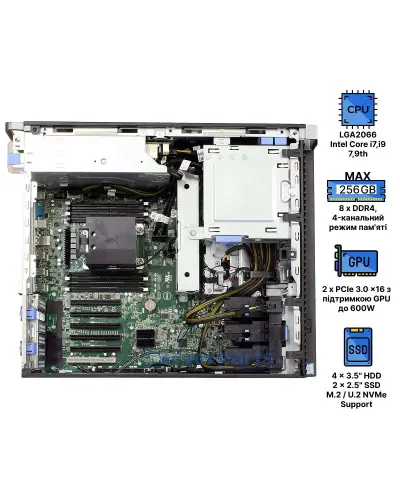Робоча станція Dell Precision 5820 Tower (Intel Core X)
