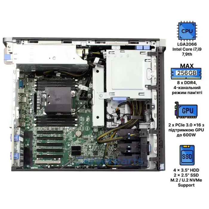Купить компьютер Dell Precision 5820 Tower за наилучшую цену в