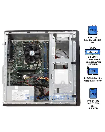 Компьютер HP ProDesk 400 G3 Microtower