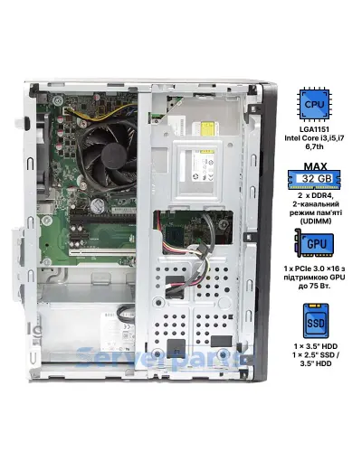 Компьютер HP ProDesk 400 G4 Microtower