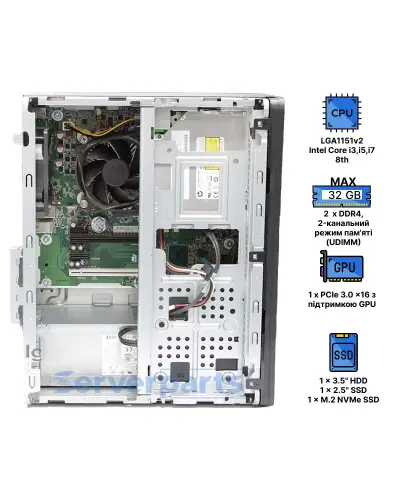 Компьютер HP ProDesk 400 G5 Microtower