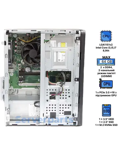 Компьютер HP ProDesk 400 G6 Microtower Компьютер HP ProDesk 400 G6 Microtower