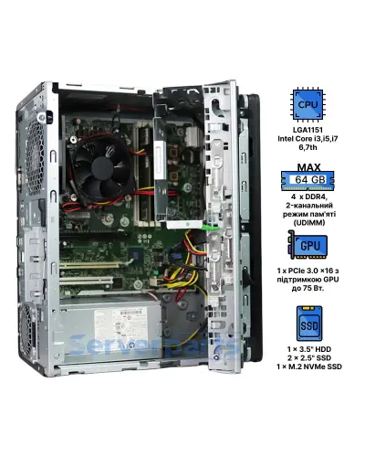 Компьютер HP ProDesk 600 G3 Microtower Компьютер HP ProDesk 600 G3 Microtower