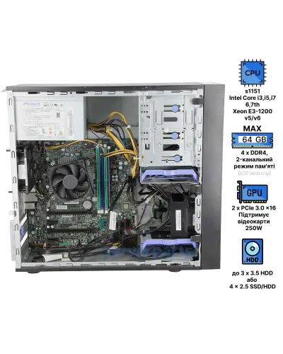 Компьютер Lenovo ThinkStation P320 Tower