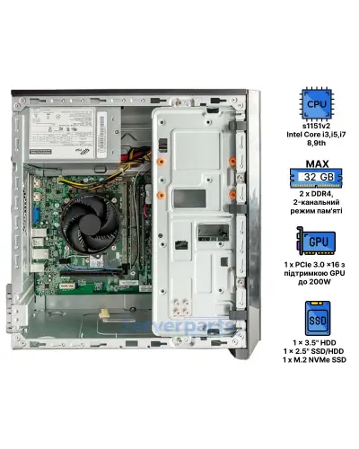 Рабочая станция Acer Aspire TC-865-UR11 MiniTower Рабочая станция Acer Aspire TC-865-UR11 MiniTower