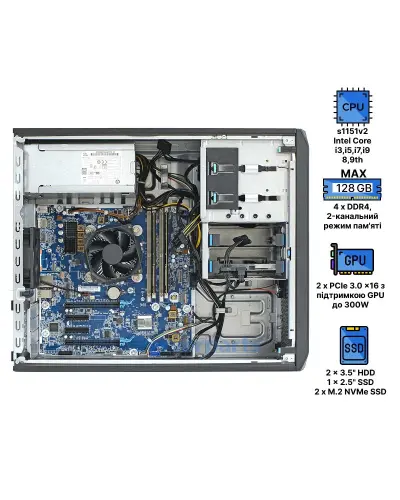 Рабочая станция HP Z2 G4 Tower (Intel Core)