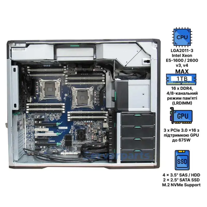 HP Z840 ワークステーション Рабочая станция HP Z840 - купить в Украине, цена, отзывы