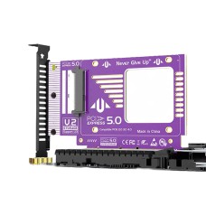 Адаптер JEYI PCIe 5.0 to U.2 NVMe Adapter Card x4/x8/x16 (SFF-8639) new