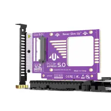 Адаптер JEYI PCIe 5.0 to U.2 NVMe Adapter Card x4/x8/x16 (SFF-8639)