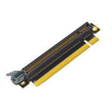 Райзер для видеокарты угловой PCI-E 3.0 16x Rev 3.0 Yellow-black