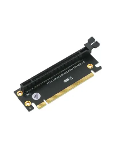 Райзер для відеокарти кутовий PCI-E 4.0 16x Rev 4.0 Black