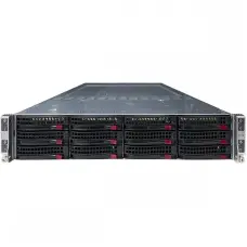 Сервер Supermicro SuperServer CSE-827HQ-R1620B + 4 x SYS-6027TR-HTRF+ node (12 x 3.5 LFF)